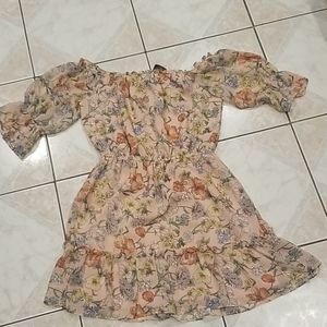 Forever 21 Floral Off Shoulder Dress